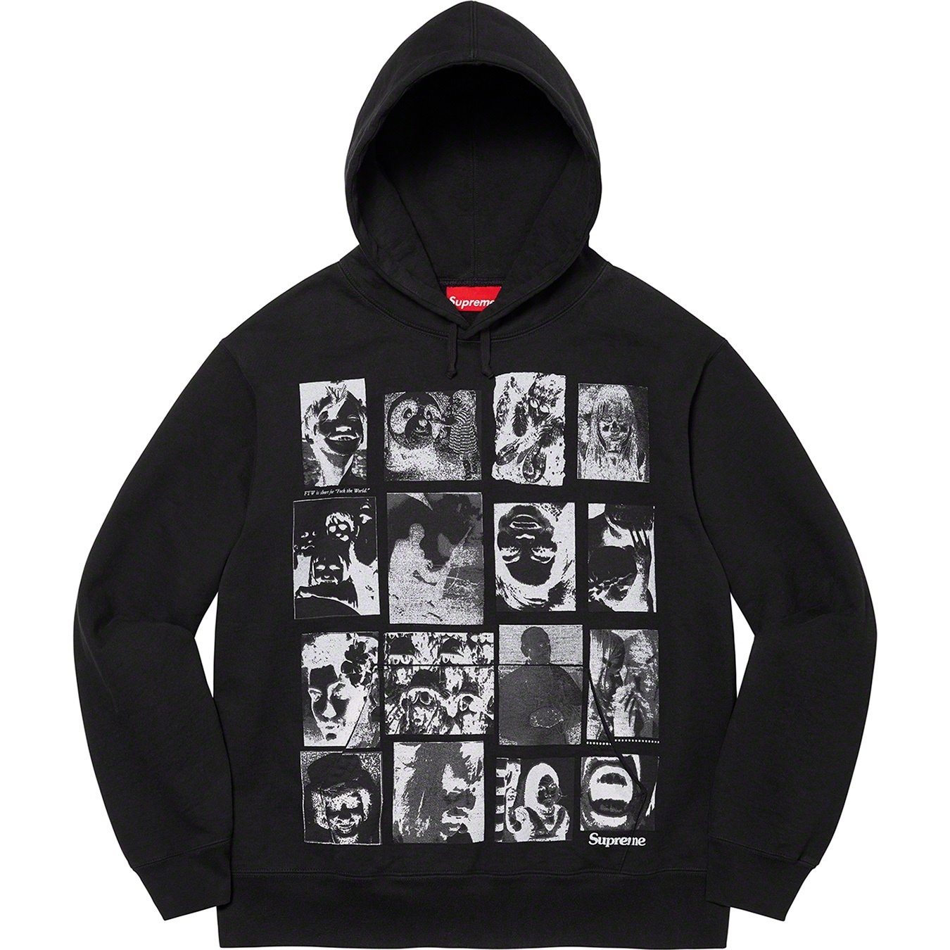 Collage Grid Hooded Sweatshirt view 12
